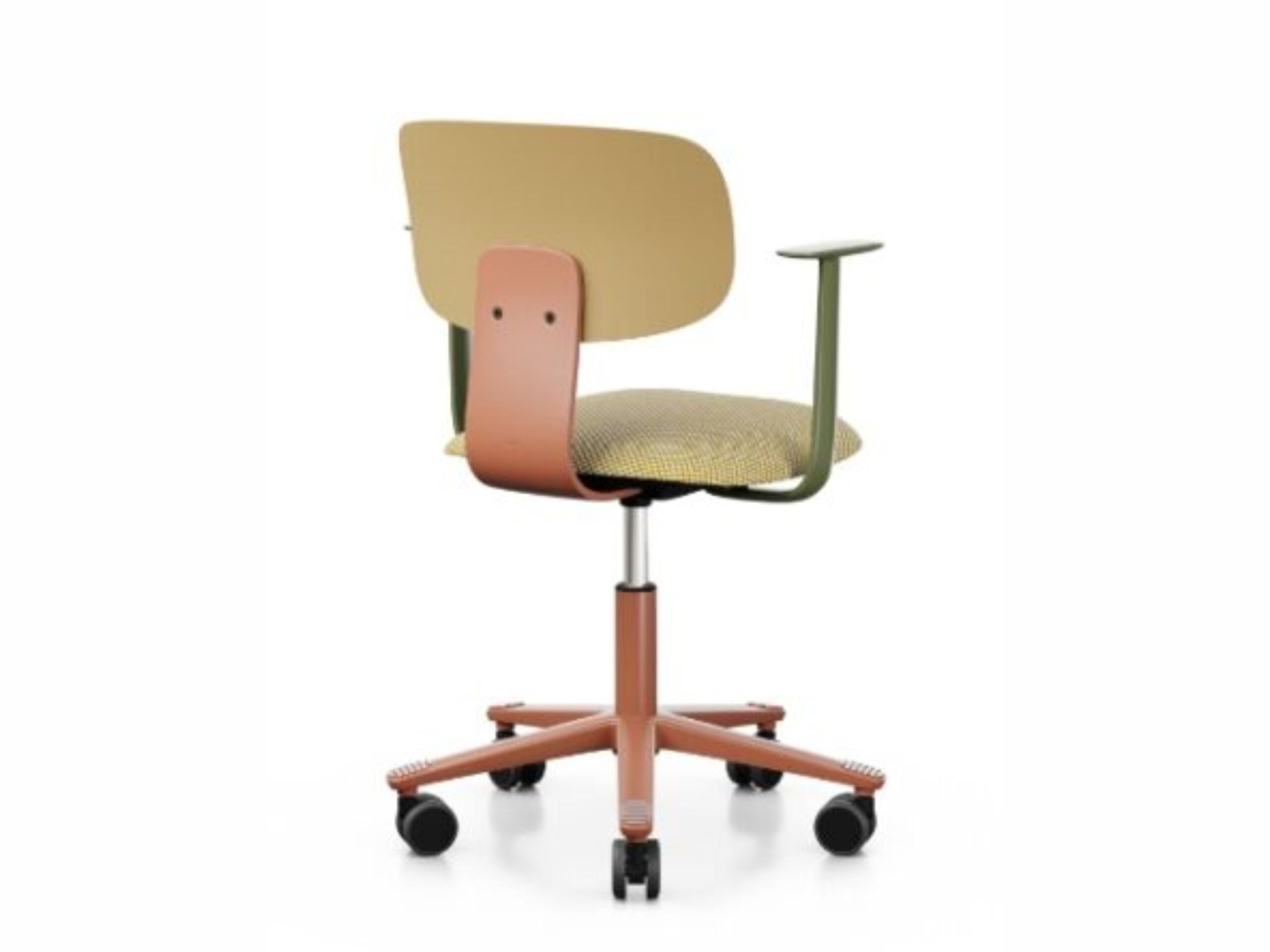 HÅG Tion | moderne ergonomisk kontorstol med formstøbt ryg og sæde i genbrugsmateriale, stabil metalstel og neutral æstetik til kontor, reception og fællesområder ￼