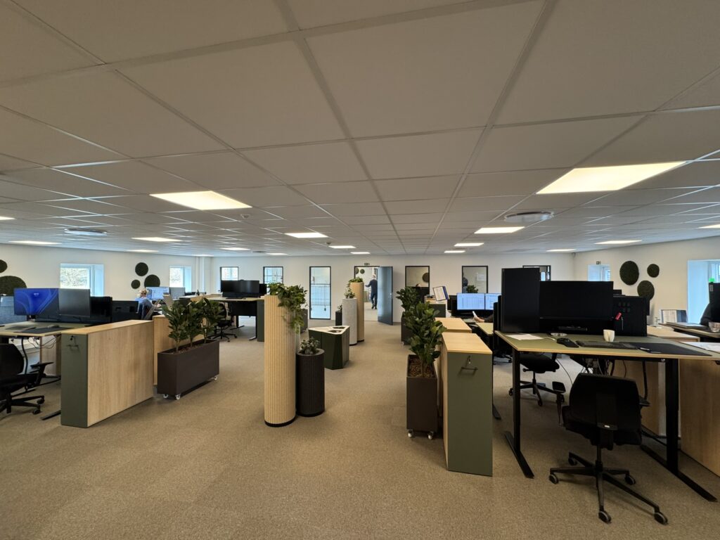 Domicil arbejdsplads | fleksibel kontorindretning der kan tilpasses virksomhedens udvikling og behov over tid